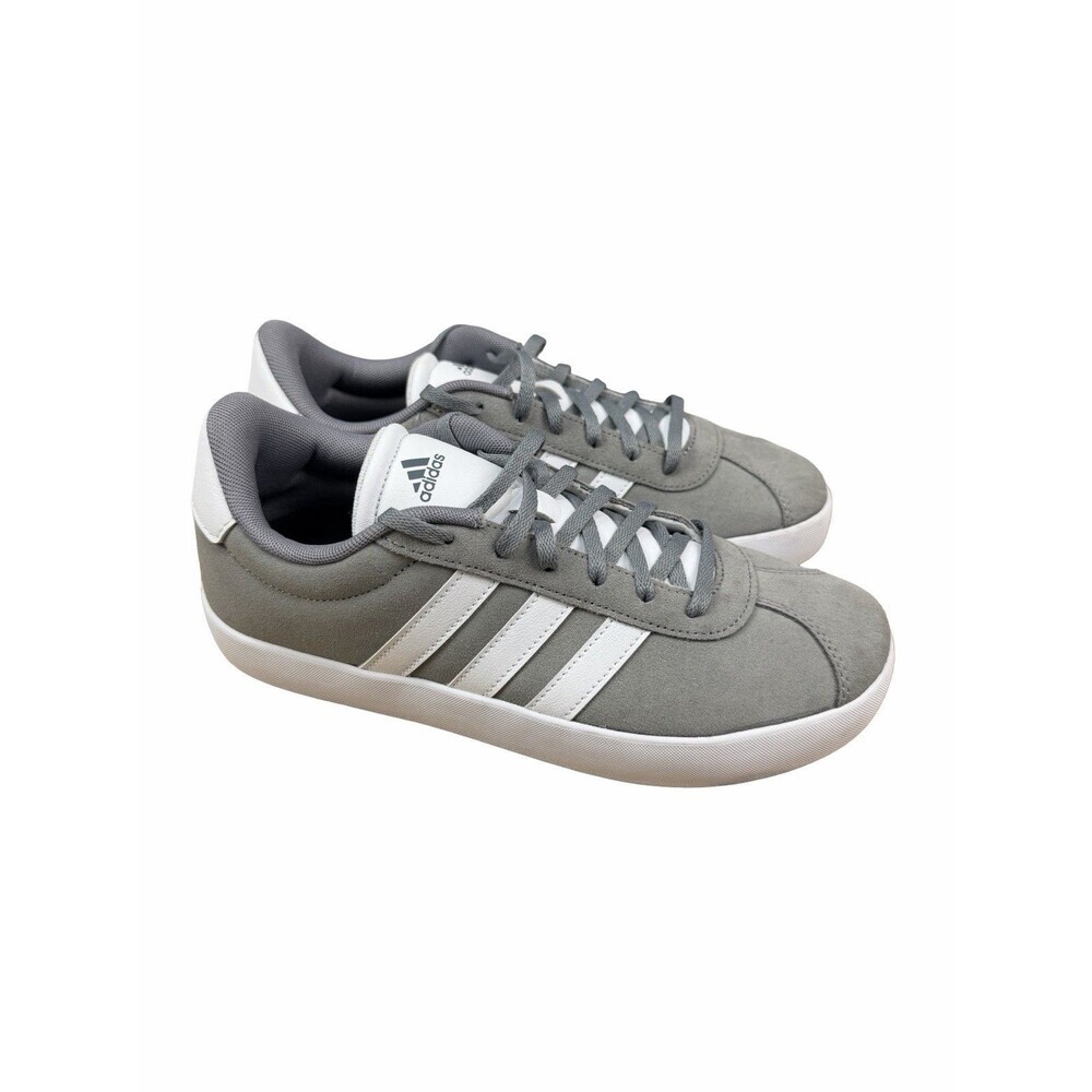 Size 6 Kids Adidas ID6314 Grey White VL Court 3.0 Shoes Sneakers Women 7 Men 6